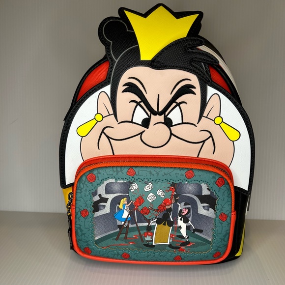 Loungefly Queen of Hearts Mini Backpack and Wallet Bundle - Picture 2 of 13